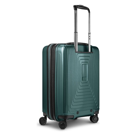 Redolz Zestaw walizek Essentials 14 na 4 kółkach + kosmetyczka 4 szt. z elastycznym zagięciem