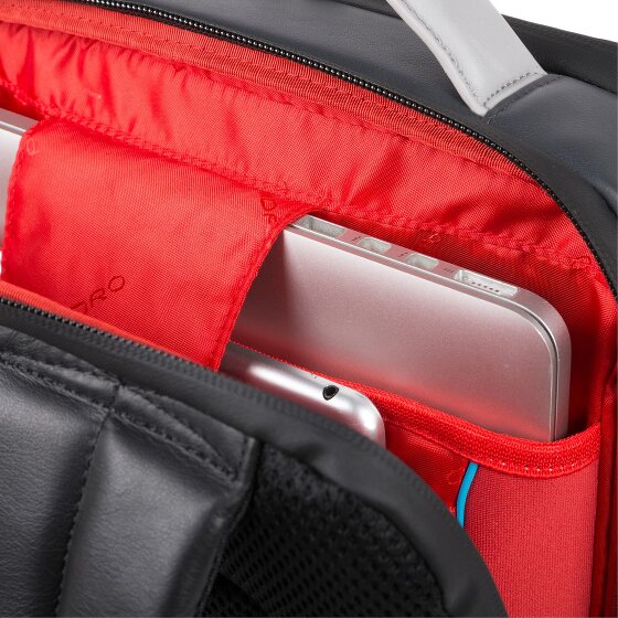 Piquadro Skórzany plecak Urban 41 cm z przegrodą na laptopa