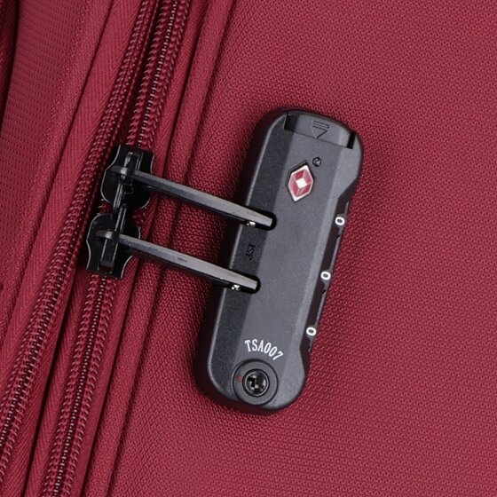 d&n Travel Line 9704 4 kółka Walizka M 68 cm z plisą rozprężną