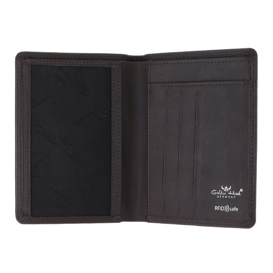 Golden Head Polo Identity Card Case RFID Leather 9 cm
