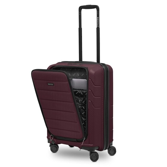 Redolz Essentials 17 4-kołowy wózek kabinowy 55 cm z miękką kieszenią na laptopa