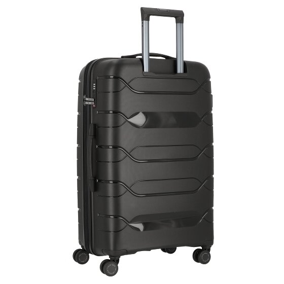 Polestream Strz by Asteroid 4 kółka Walizka L 74 cm z plisą rozprężną