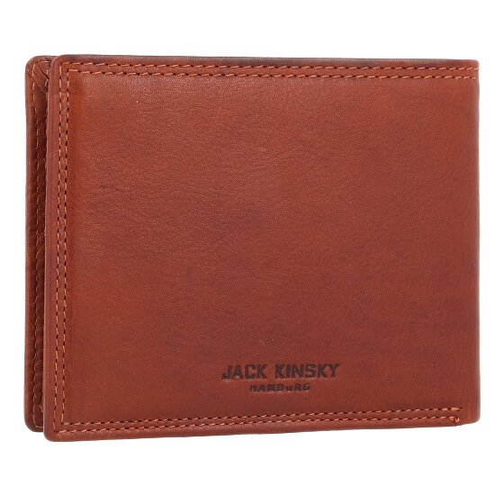 Jack Kinsky Montreal Portfel Ochrona RFID Skórzany 12 cm