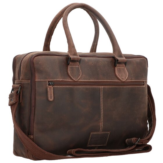 Jack Kinsky Skórzana teczka Baltimore 7 39 cm