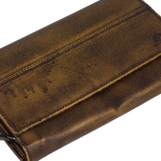 Greenburry Destressed Portfel Ochrona RFID Skórzany 18.5 cm