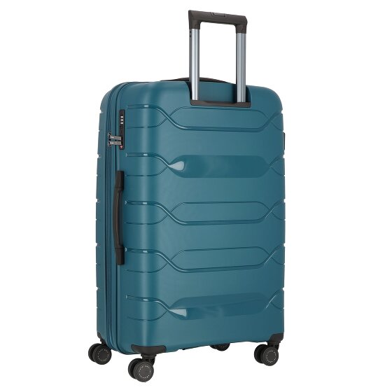 Polestream Strz by Asteroid 4 kółka Walizka L 74 cm z plisą rozprężną