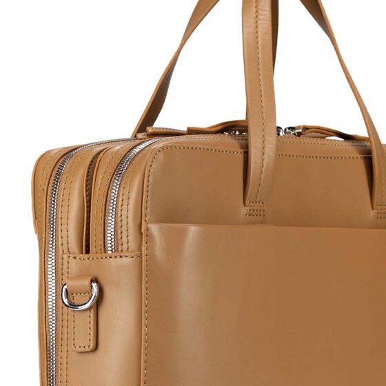 Jost Arva Teczka Skórzany 36 cm Komora na laptopa