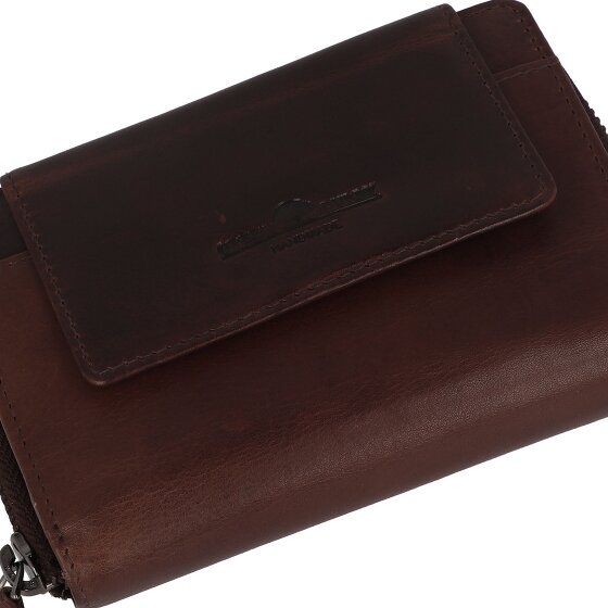 Greenburry Newport Portfel Ochrona RFID Skórzany 14 cm