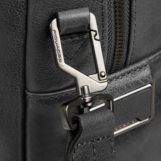 Piquadro Solm Teczka Skórzany 42 cm Komora na laptopa