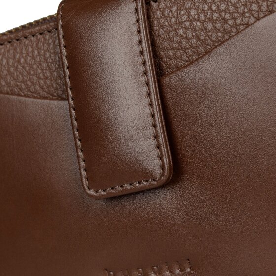 bugatti Viola Portfel Ochrona RFID Skórzany 14 cm