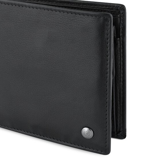 bugatti Black Magic Portfel Ochrona RFID Skórzany 11.5 cm