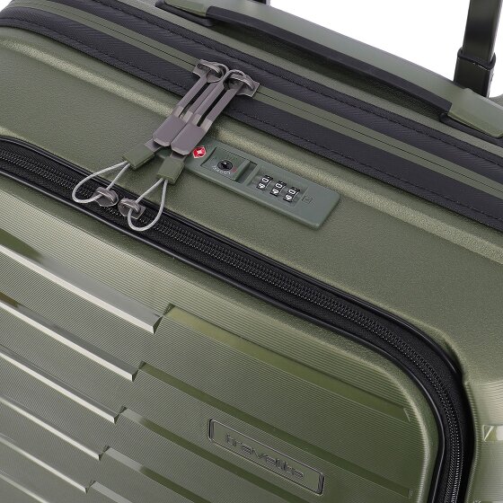 Travelite Air Base 4 kółka Walizka kabinowa 55 cm Komora na laptopa