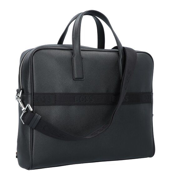 Boss Zair Teczka Skórzany 40 cm Komora na laptopa
