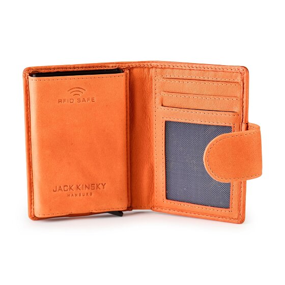 Jack Kinsky Aruba Portfel Ochrona RFID Skórzany 7.5 cm
