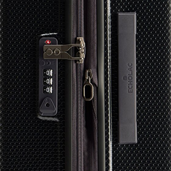 Echolac Logic Pro 4 kółka Zestaw walizek 3-części z plisą rozprężną