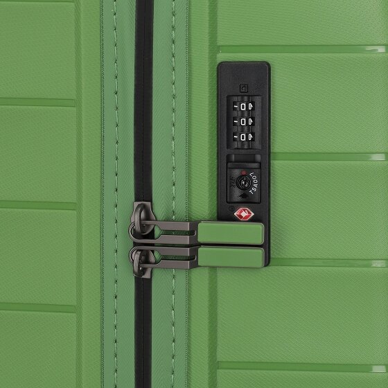 Travelite Mooby 4 kółka Zestaw walizek 3-części z plisą rozprężną