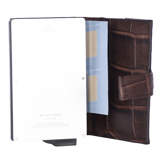 Joop! Fano C-Three Etui na karty kredytowe Ochrona RFID Skórzany 7 cm