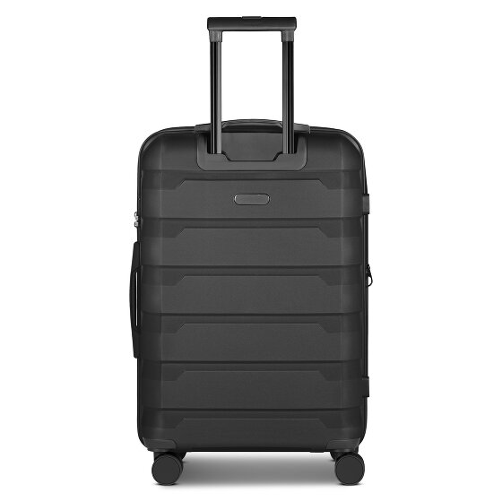 d&n South Dakota 4 kółka Walizka M 66 cm z plisą rozprężną