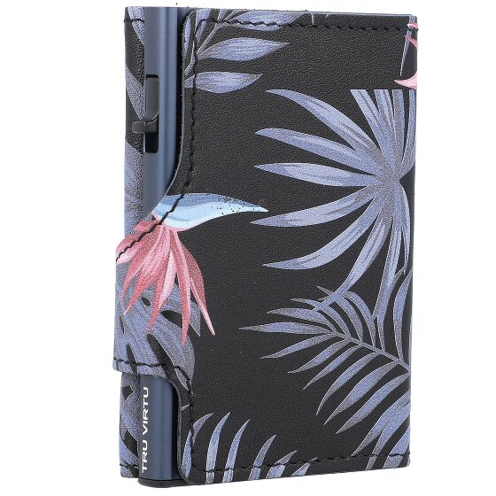 Tru Virtu Etui na karty kredytowe Click & Slide RFID Leather 6,5 cm