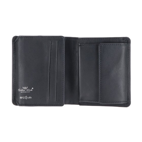 Golden Head Polo Portfel Ochrona RFID Skóra 8.5 cm