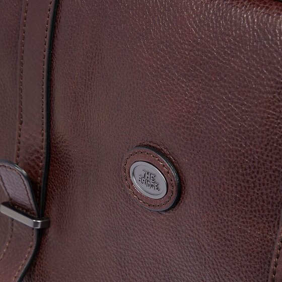 The Bridge Isaia Briefcase Messenger Skórzany 43 cm Komora na laptopa