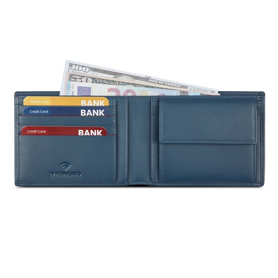 Roncato Detroit Portfel Ochrona RFID Skórzany 12 cm