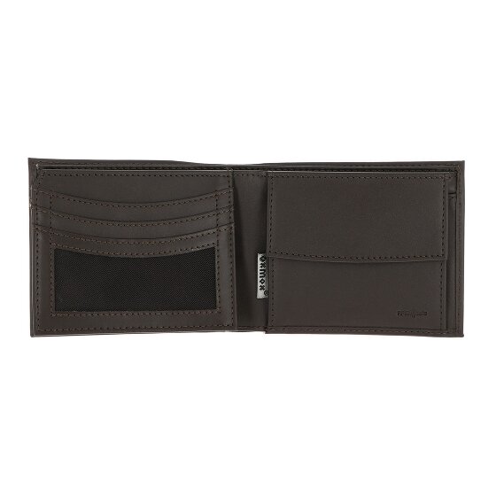 oxmox Leather Portfel Ochrona RFID Skóra 10 cm