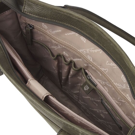 Castelijn & Beerens Skórzana torba na ramię Carisma RFID z przegrodą na laptopa 34 cm