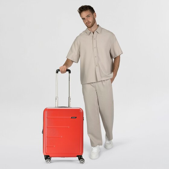 Gabol Future Plus 4 kółka Walizka kabinowy 55 cm z plisą rozprężną