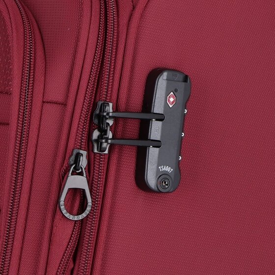 d&n Travel Line 9704 4 kółka Walizka kabinowy S 55 cm z plisą rozprężną