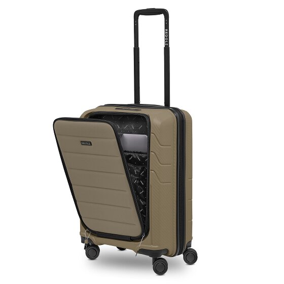 Redolz Essentials 17 4-kołowy wózek kabinowy 55 cm z miękką kieszenią na laptopa