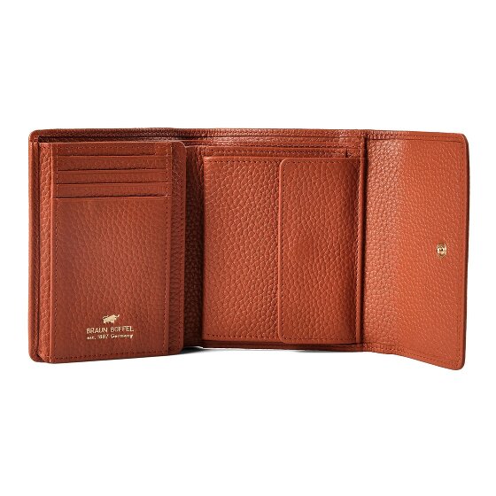 Braun Büffel Asti Portfel Ochrona RFID Skóra 12 cm