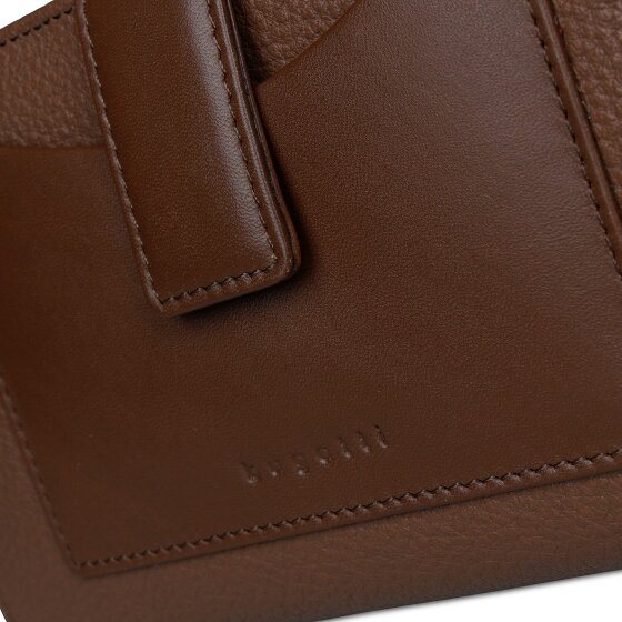 bugatti Viola Portfel Ochrona RFID Skórzany 16 cm