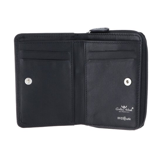 Golden Head Polo Portfel Ochrona RFID Skóra 11.5 cm