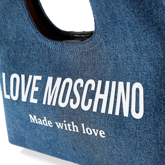Love Moschino Denim Signature Love Torba na ramię 34 cm