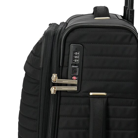 Travelite Barbara Stepp 4 kółka Walizka kabinowy S 55 cm z plisą rozprężną