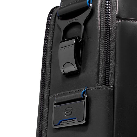 Piquadro Blue Square Teczka Skórzany 39 cm Komora na laptopa