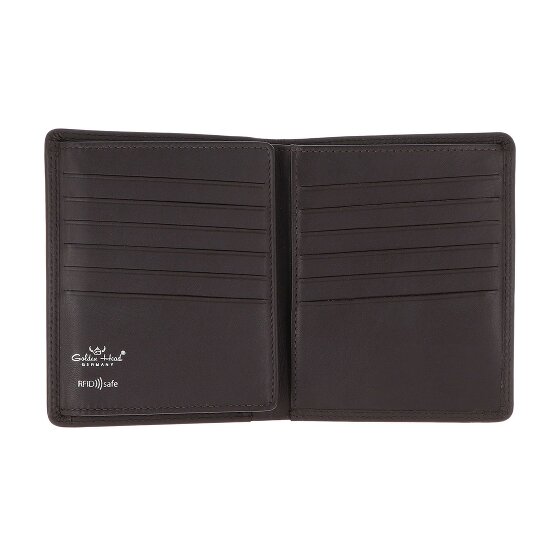 Golden Head Polo Wallet RFID Leather 10.5 cm