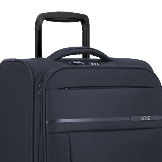Jump Monthélys 4 kółka Walizka kabinowy 55 cm z plisą rozprężną