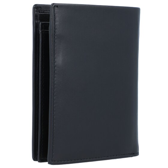 Esquire Nowy jedwabno-skórzany portfel 9 cm