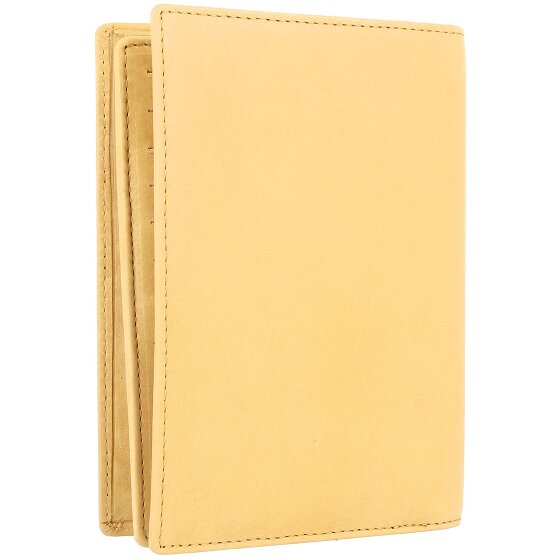 Greenland Nature Miękkie kolorowe etui na paszporty RFID Leather 12 cm