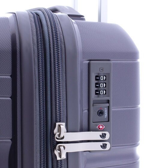 Gladiator 3800 4 kółka Walizka kabinowy 55 cm z plisą rozprężną