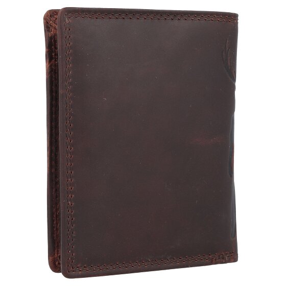 Jack Kinsky Monterey Portfel Ochrona RFID Skórzany 9.5 cm