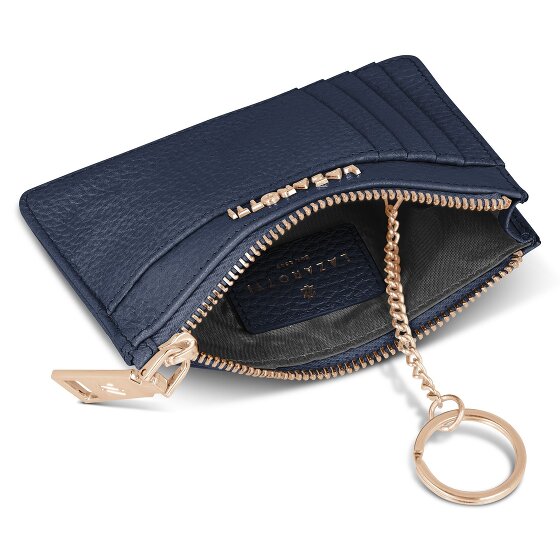 Lazarotti Skórzane etui na klucze Bologna 11,5 cm z przegródką na przywieszkę powietrzną