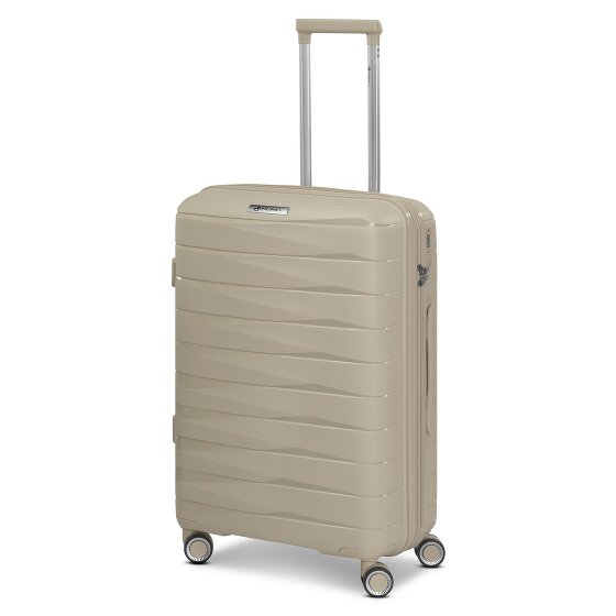 Franky London 4 kółka Walizka M 65 cm z plisą rozprężną