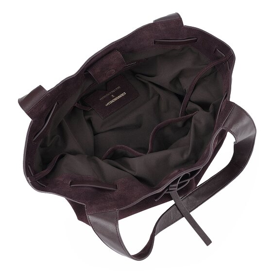 LES VISIONNAIRES Garbriella Shopper Bag Skórzany 40 cm