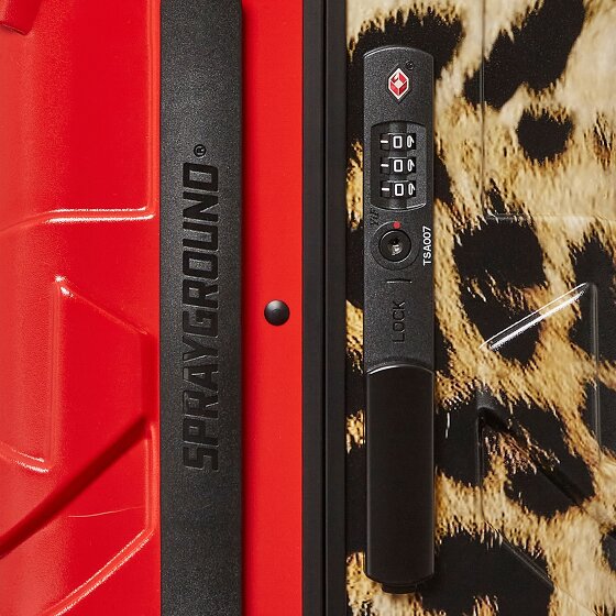 Sprayground Split Cheetah 4 kółka Walizka kabinowy 55 cm