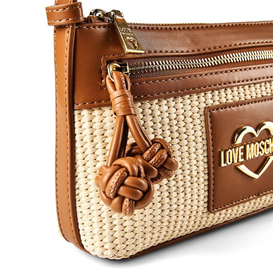 Love Moschino Straw Chic Torba na ramię 25 cm
