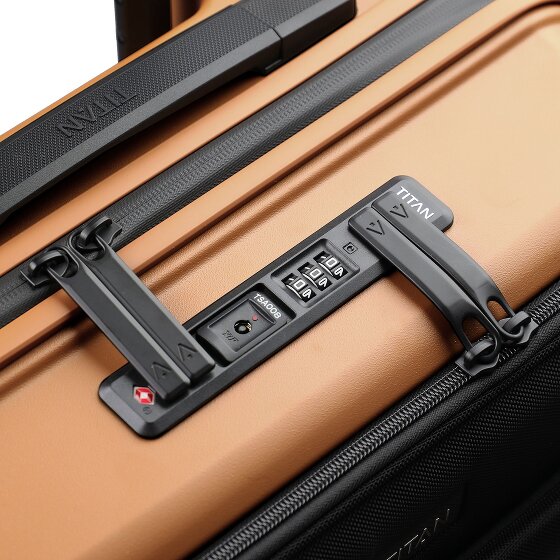 Titan Upgrade 4 kółka Walizka kabinowy 55 cm Komora na laptopa