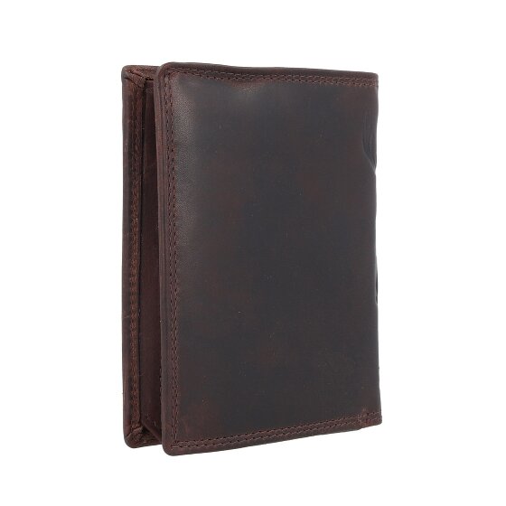Jack Kinsky Monterey Portfel Ochrona RFID Skórzany 10.5 cm